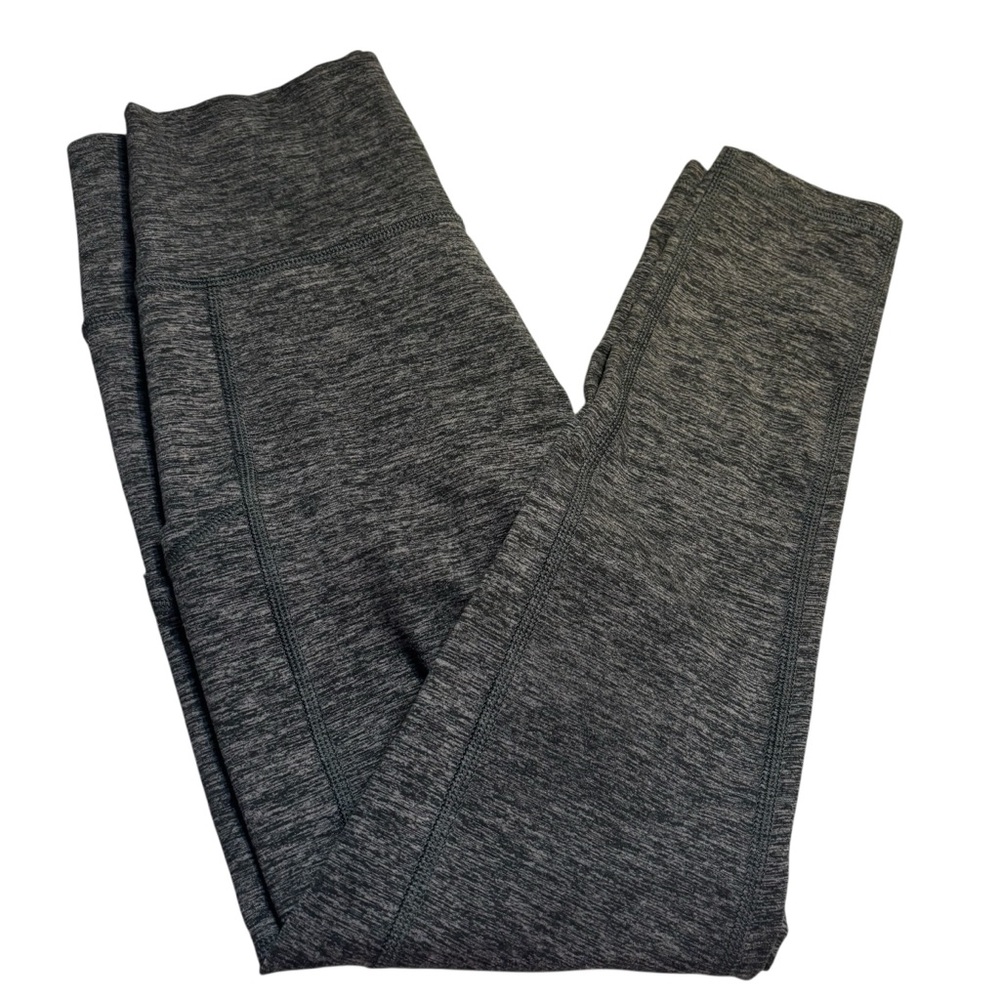 Aerie Offline Leggings Medium Charcoal Grey Heather The Hugger High Rise Capri